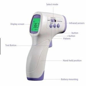 Medical Grade, No Touch Infrared Thermometer for Body & Liquids.NIB